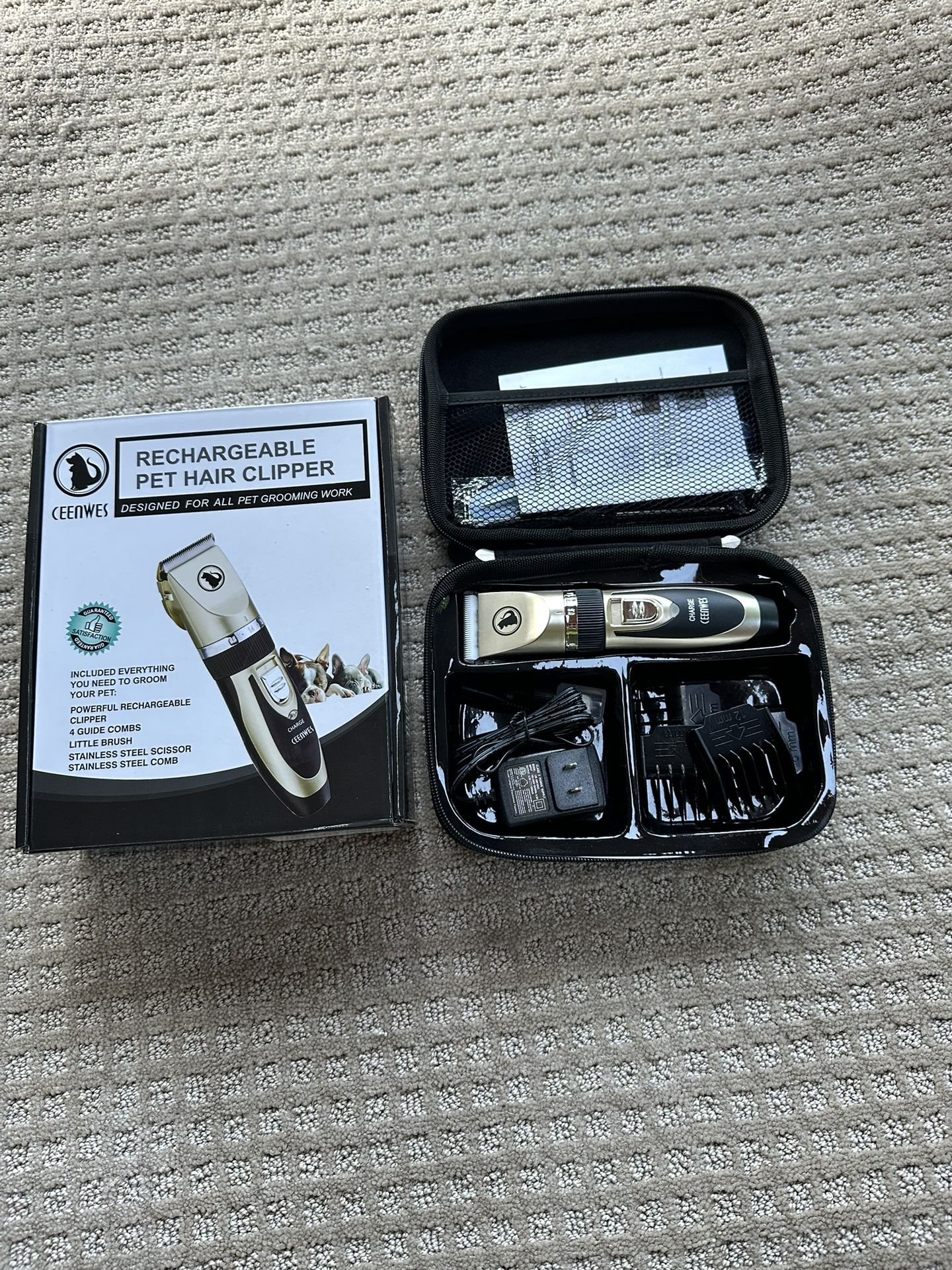 Rechargeable Pet Hair Clipper