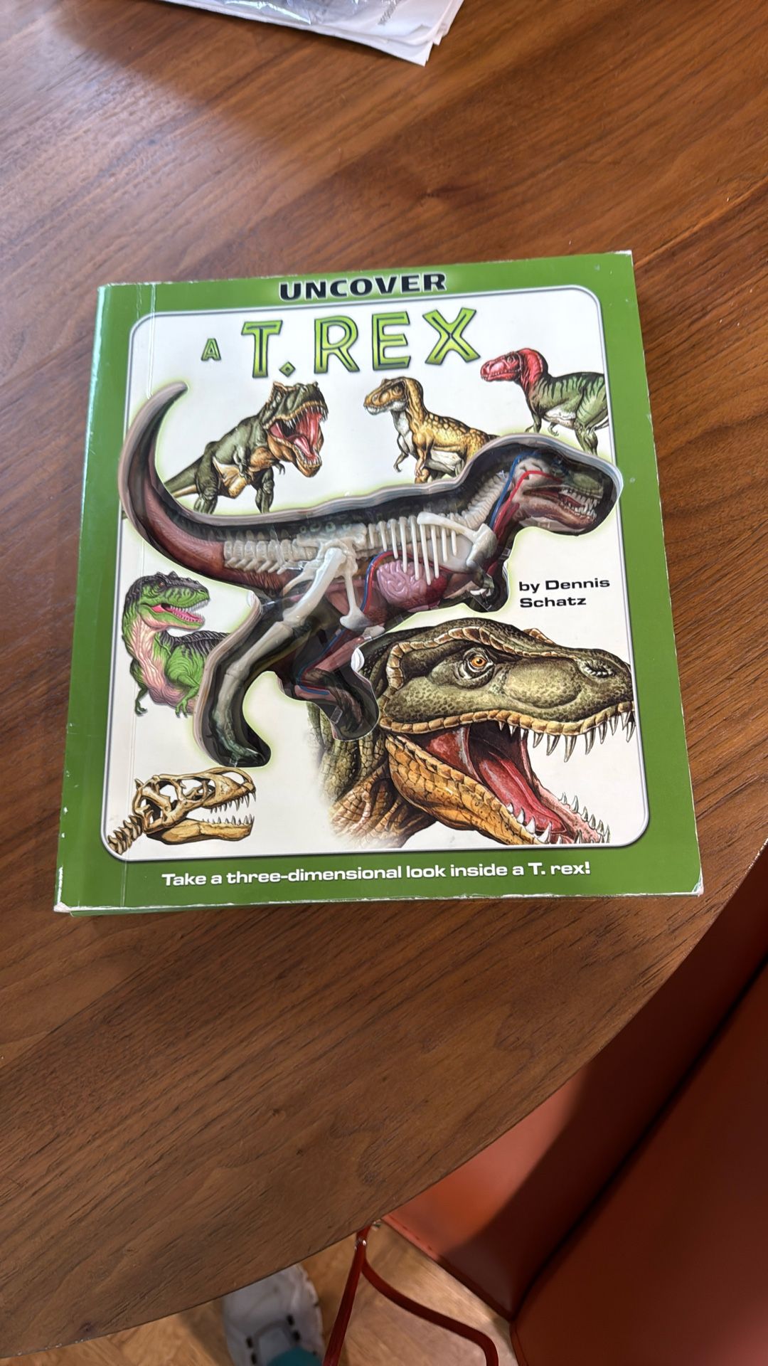 T REX Skeletal Book