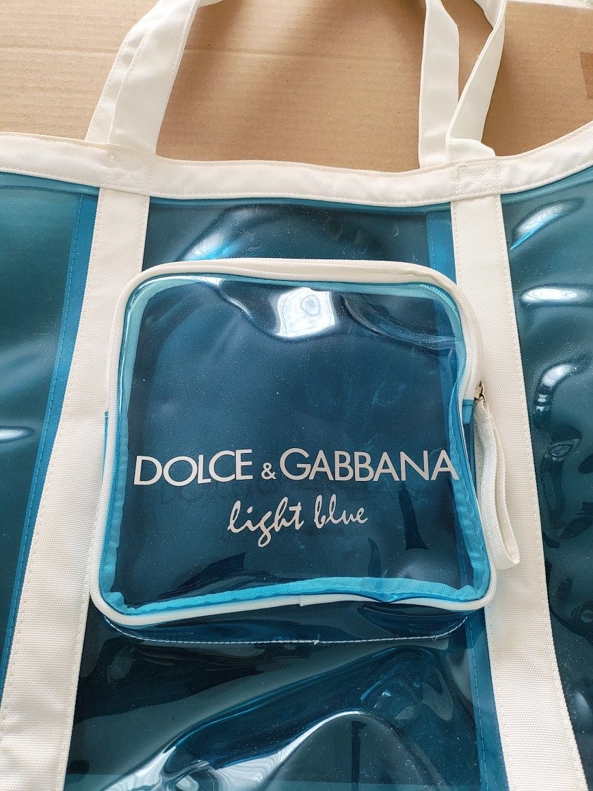 Large Dolce And Cabana Clear Bag