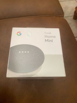 Brand new Google Home Mini Smart Assistant - Charcoal never been open