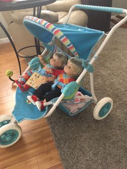 American girl hotsell stroller twins