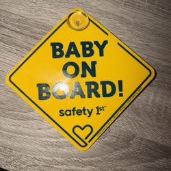 Baby On Board Sign