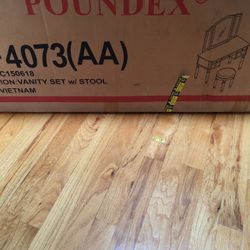 Makeup Table With Mirror And Stool