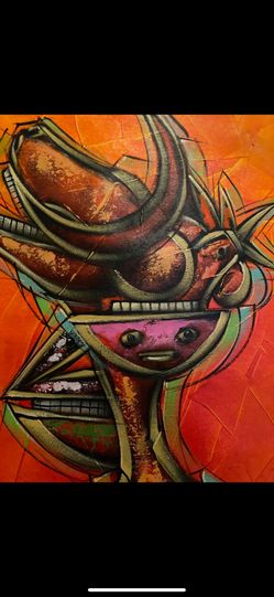 PINTURA DEL PINTOR M. CHEVALIER LLAMADA “la Alegría “