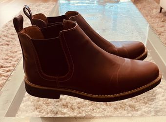 Brown Leather Chelsea Boots size 9