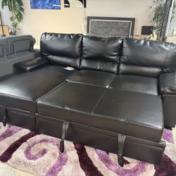 Black Sleeper Sofa On Crazy Special Only $799