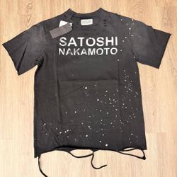 New Satoshi Tee Shirt Size Large And Medium 