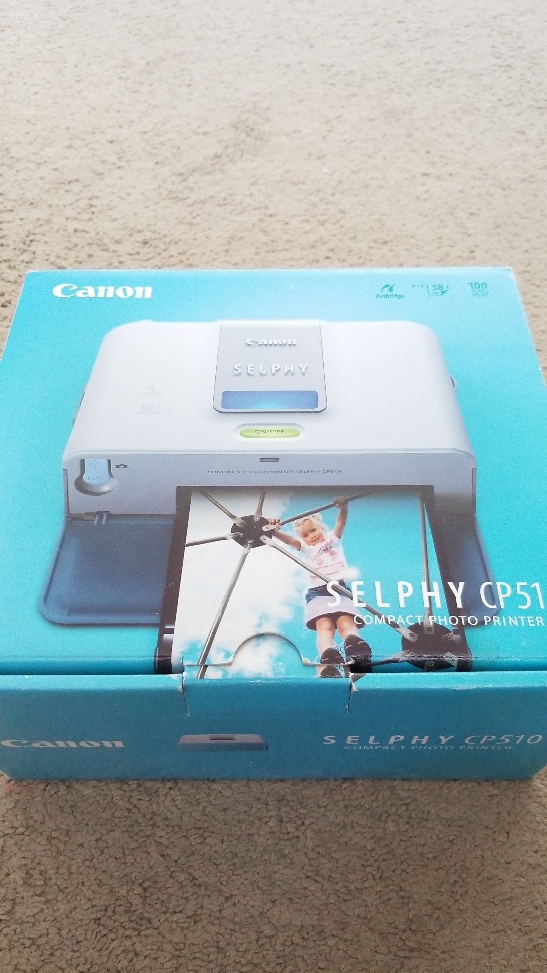 Canon Selphy CP510 compact photo printer