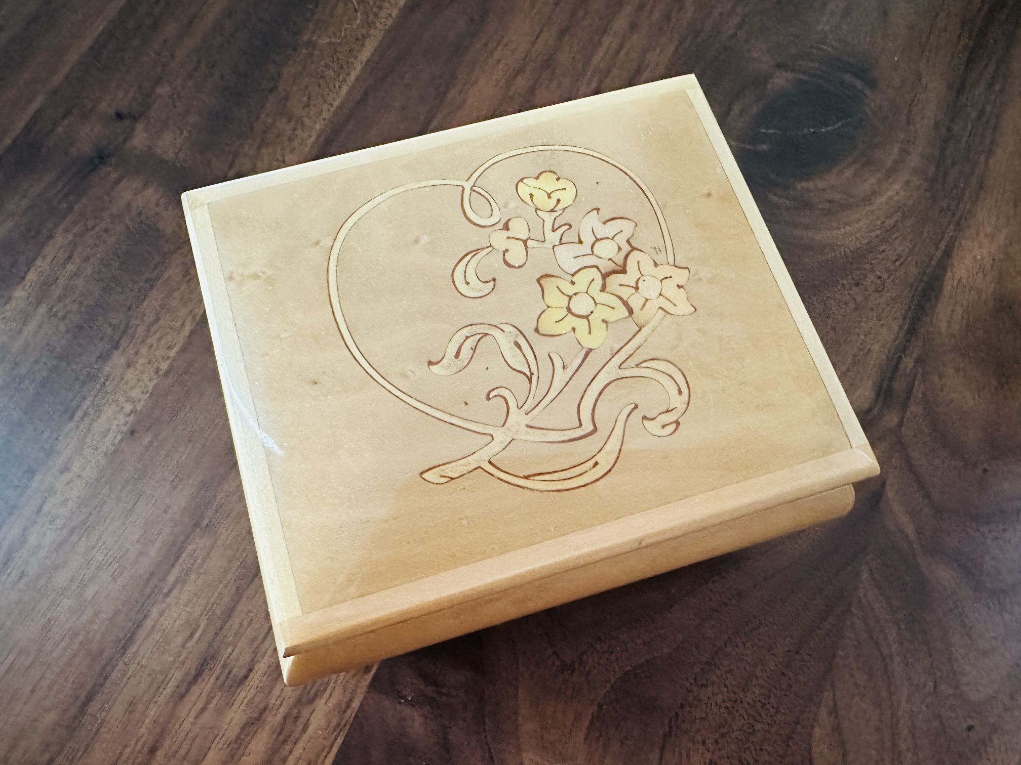 Reuge Music And Jewelry Box Beauty And The Beast