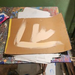Abstract Painted Sketchbook