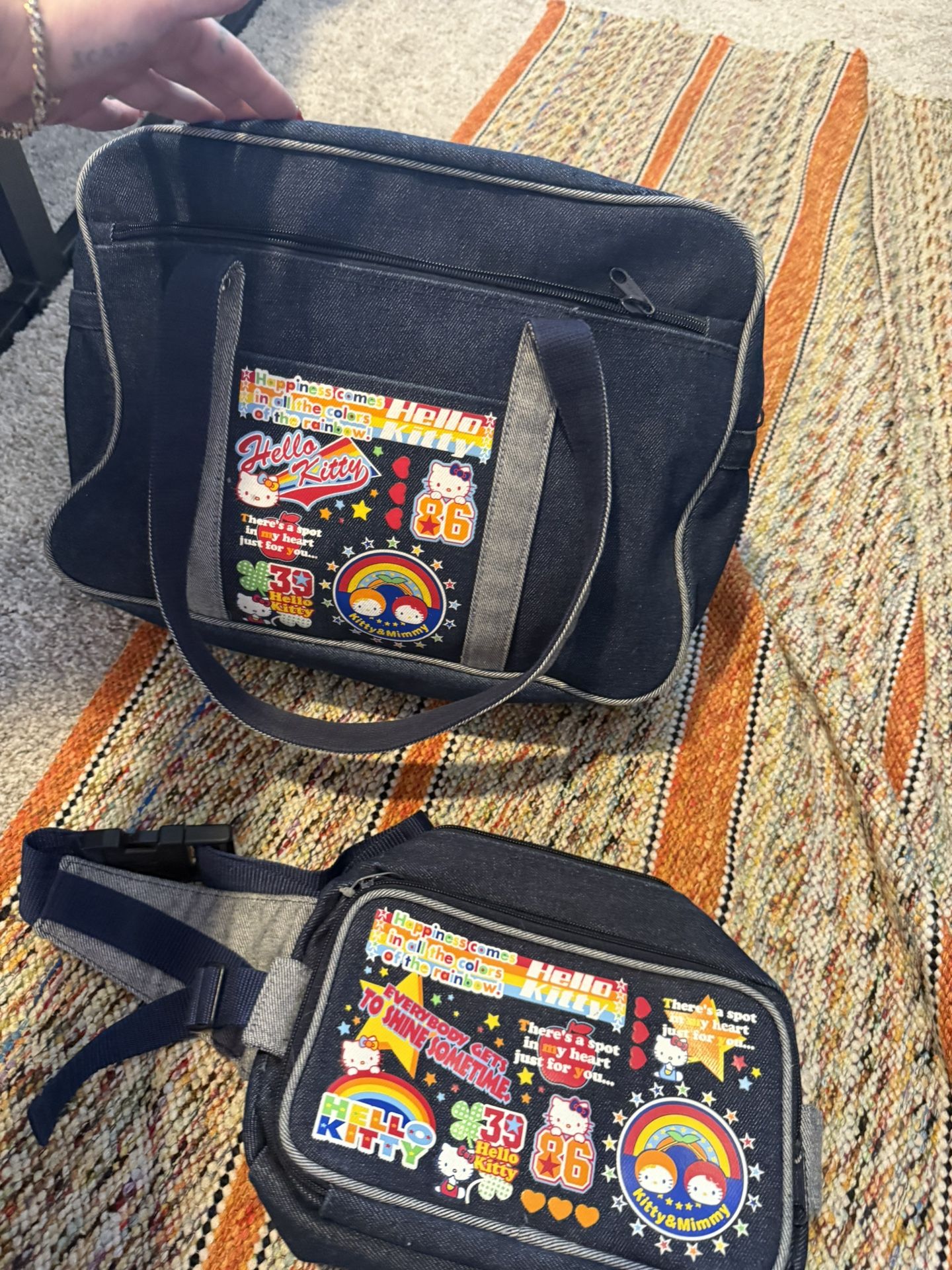 Hello Kitty Bag And Fanny Pack!! 