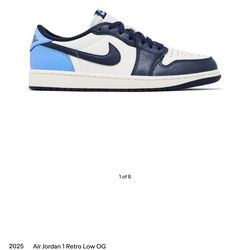 Air Jordan 1 Retro Low OG  ‘Obsidian Unc’
