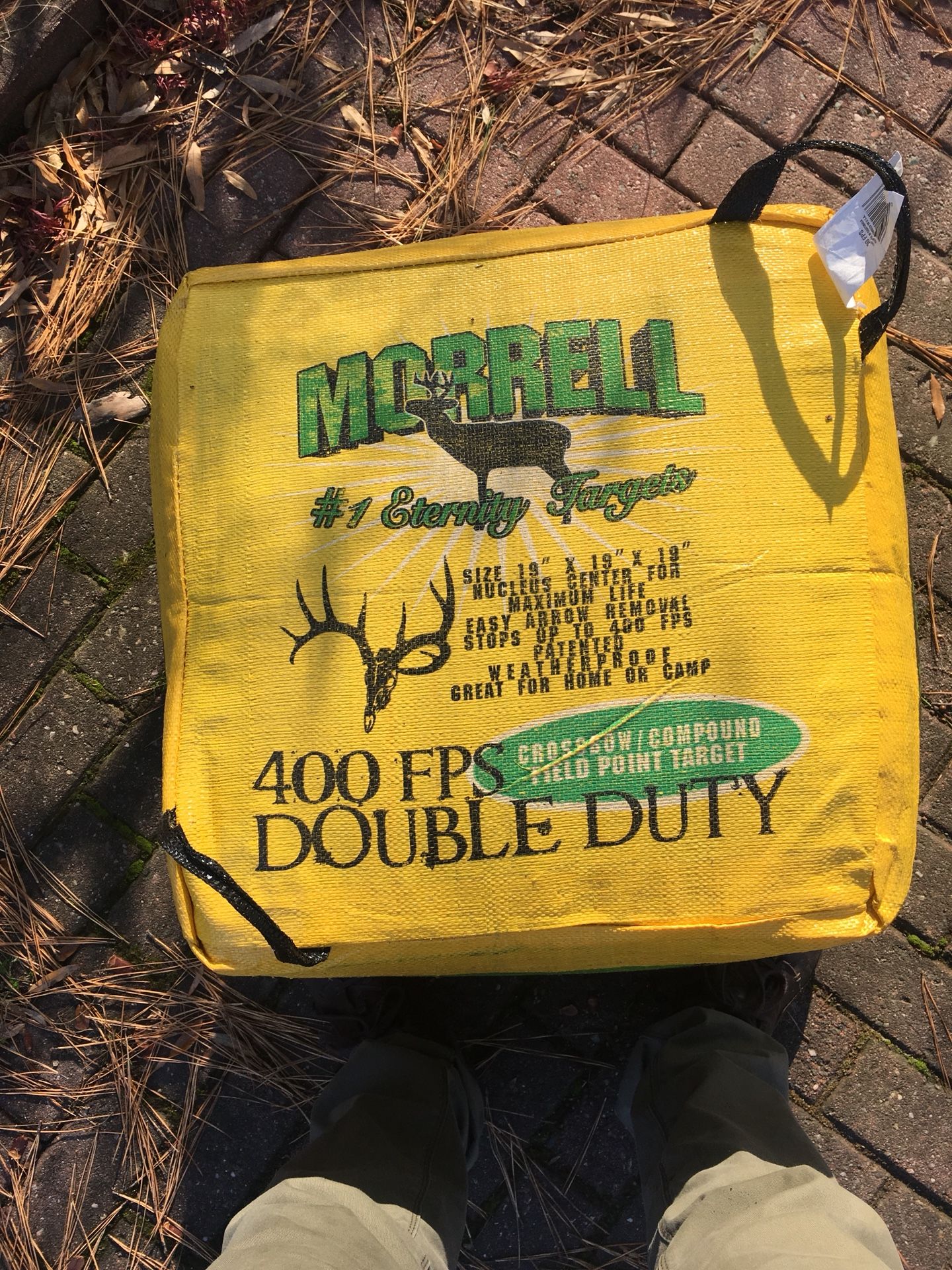 Collector Double Duty 400 Field Point Bag Archery Target 4 Side Games Practice