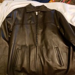 Men XXXL Leather Coat