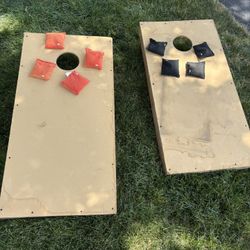 Homemade bags Corn hole Game w/ Bags
