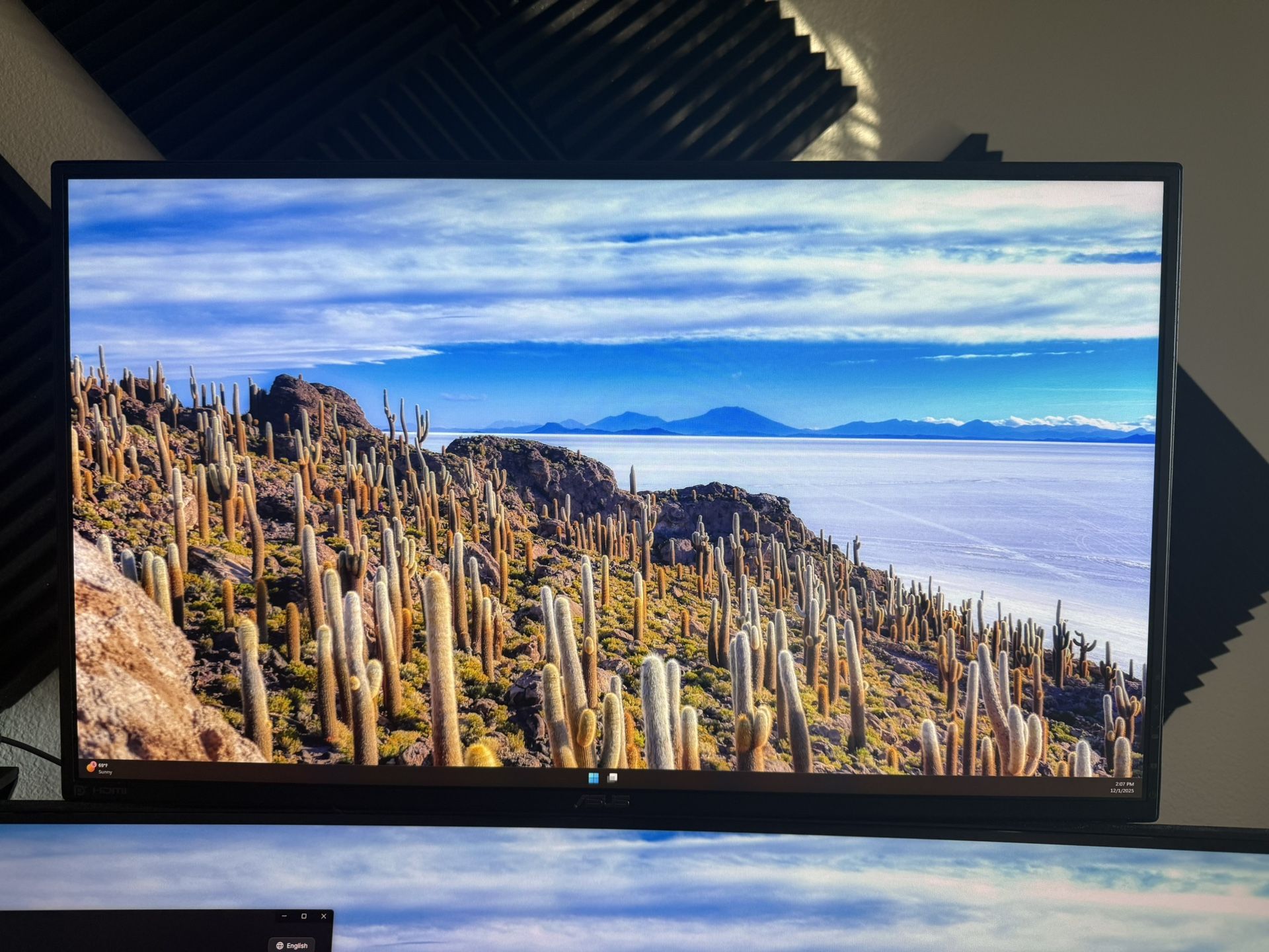 ASUS VG27AQ 27” 1440p 165Hz Gaming Monitor + Mount (No Stand)