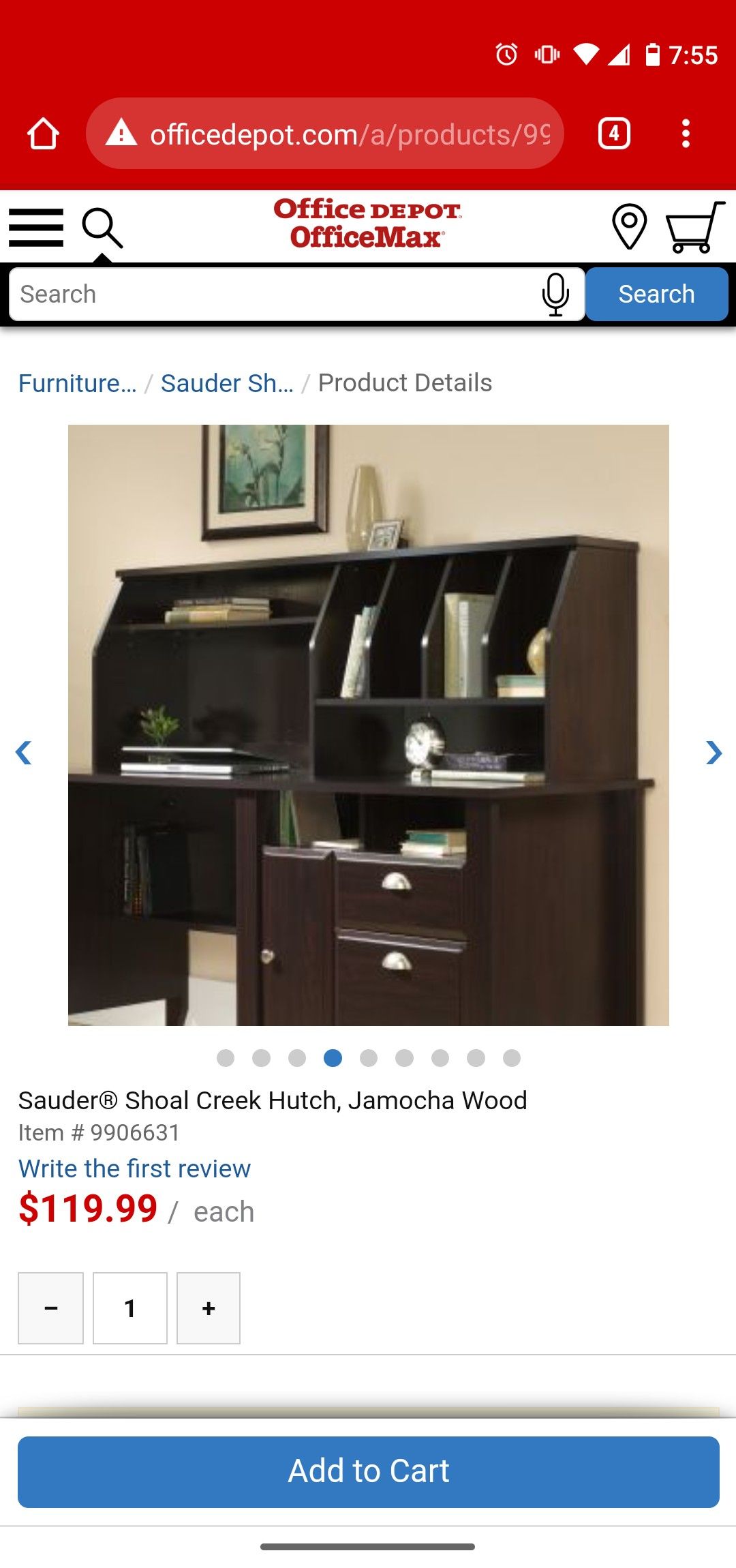 Hutch organizer for desk