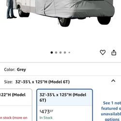 Brand New Class C RV Cover