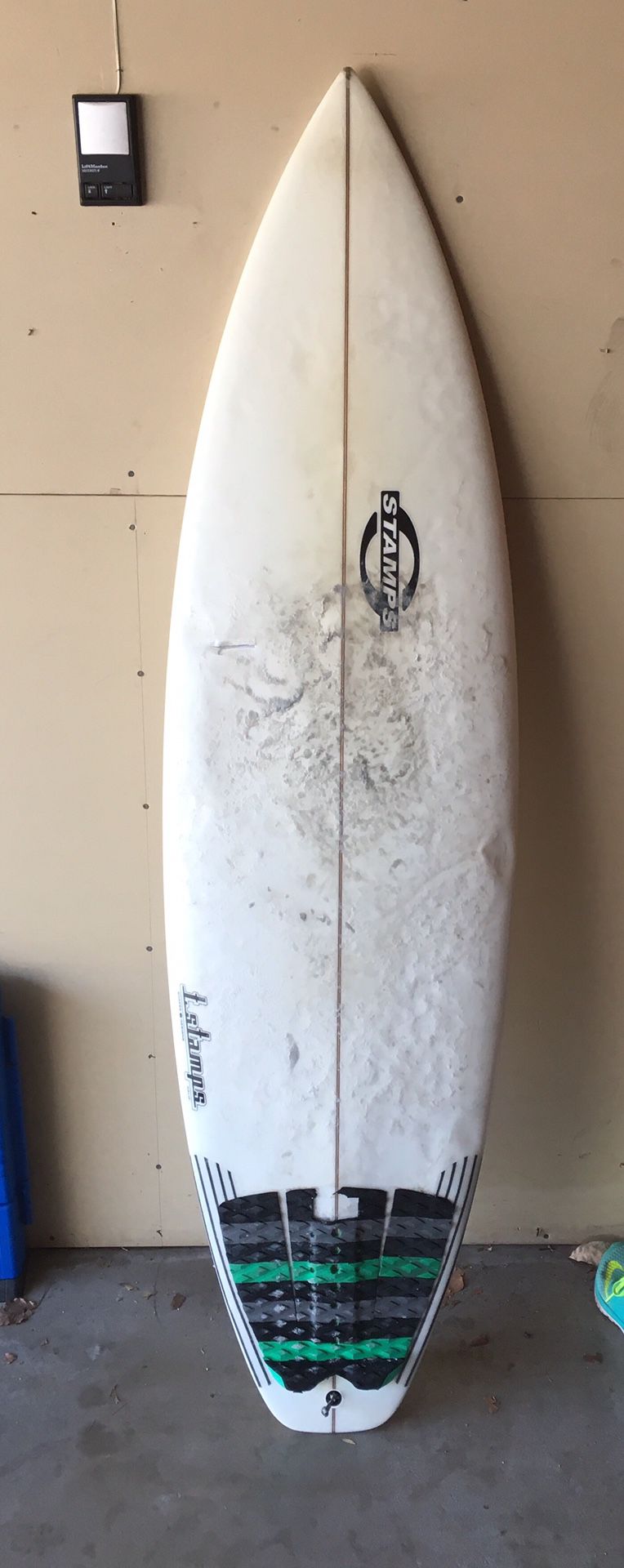 Stamp Surfboard 5”10” (with dings to repair)