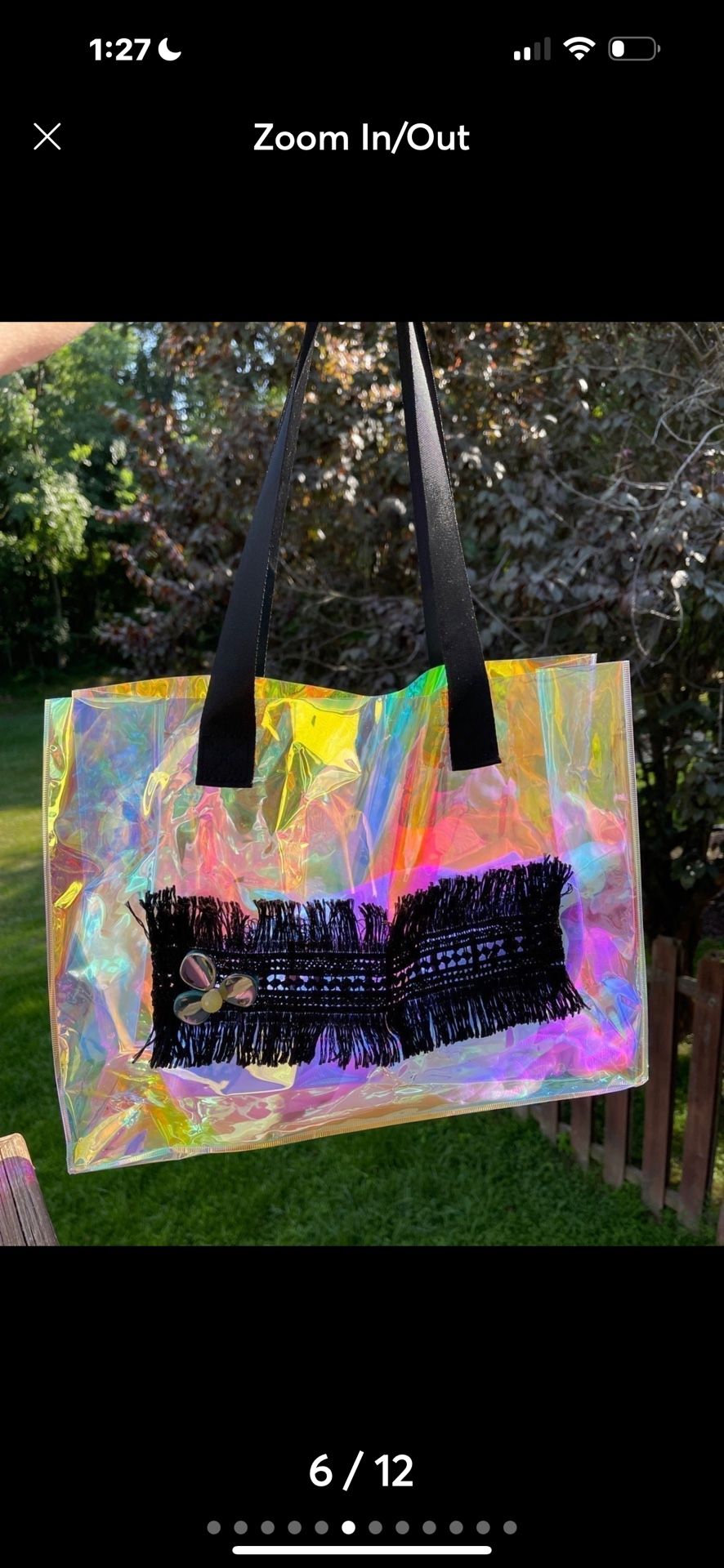 Tote Bag Clear Beach Tote Bag,