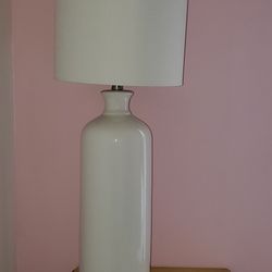 White Lamp With Shade
