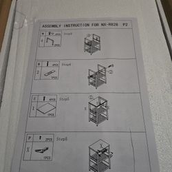 BTY Nightstand with Charging Station