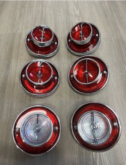 1963 Impala tail light based and bezel set