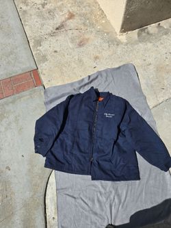 Heavy duty Navy Blue Work Jacket XL