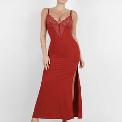 Viral Red TikTok Dress