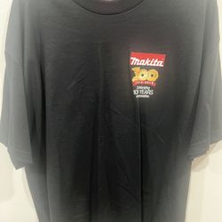Makita Japanese Power Tools 100 Years Anniversary Limited Edition T-shirt XL 