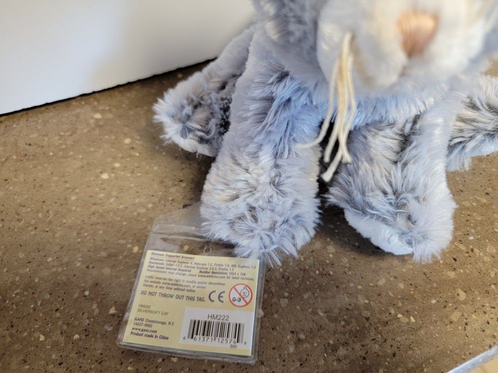 Webkinz silversoft clearance cat