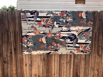 Beautiful frame cloth material birds design