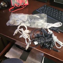 Lot Of Multiple Different Chargers Iphone Galaxy Type C 