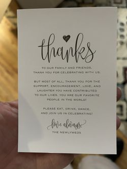 Thank You Cards