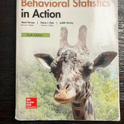 Behavioral Statistics In Action (6th Ed.) Paperback