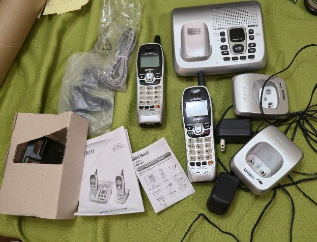 Uniden EXAI 8580 Cordless Digital Answering System w/ Handset Speakerphone Works