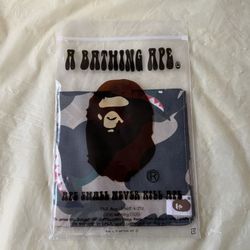 Bape A Bathing Ape Camo Shark Bandana New Sealed