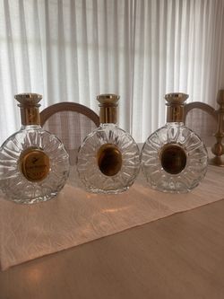 3 Rémy Martin XO Fine Champagne Cognac Empty