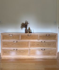 Solid Oak Drexel Dresser