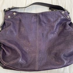 Purple Hobo Purse Bag
