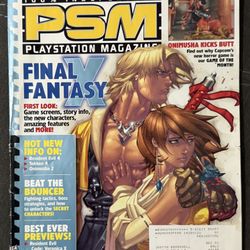 PSM Playstation Magazine March 2001 Issue 43 Vol 5 Final Fantasy X Ad Pg Missing