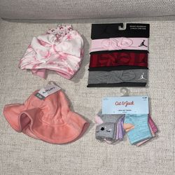 NEW Infant Accessories: Hat, Beanie, Headbands & Socks. 