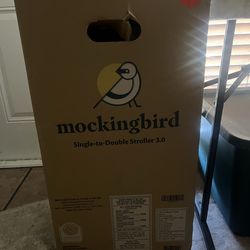 Mockingbird Modular Single-To-Double Full Size Stroller 3.0 - Black