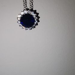 Sapphire Necklace And Bracelet 