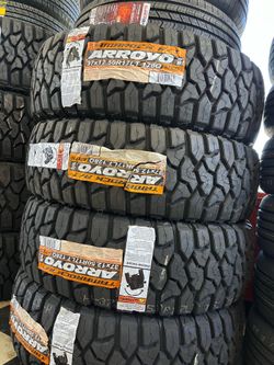 📲‼️37x12.50R17 vendo set de llantas nuevas arroyo rt