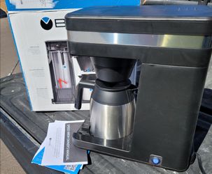 BUNN  Speed Brew Platinum Thermal Coffee Maker Stainless Steel, 10-Cup, Black