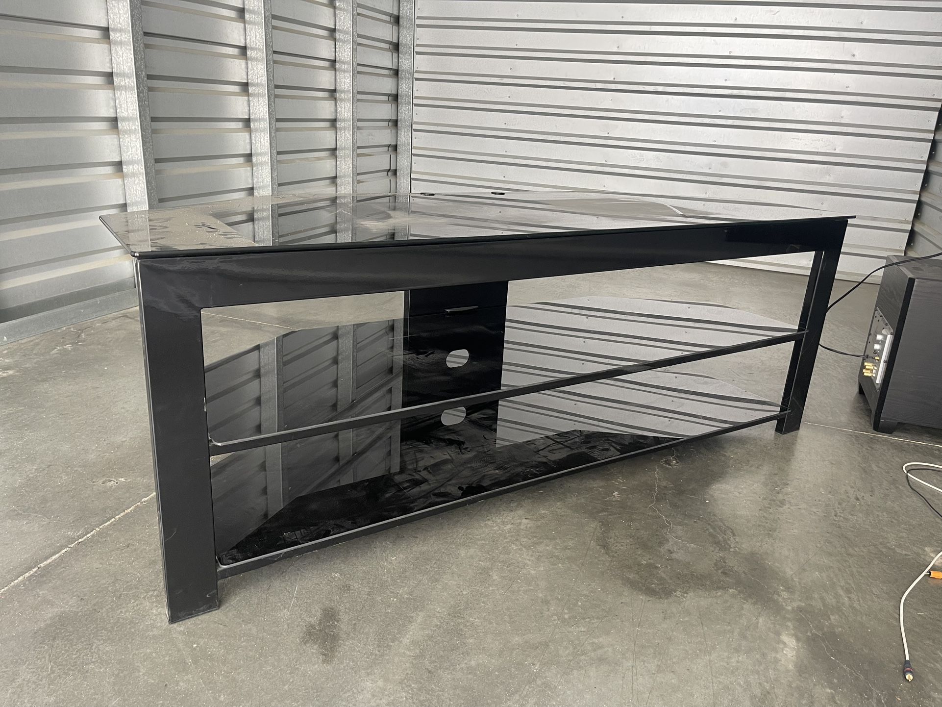 Entertainment Center With Sound Bar and SUB