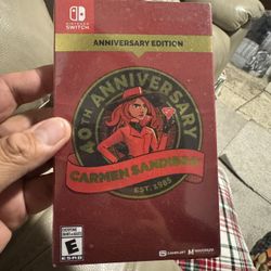 Carmen San Diego 40th Anniversary Edition For Nintendo Switch Brand New Sealed 40$$$