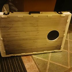 Corn Hole Game W Bag's Carty Handle Etc 25 Firm