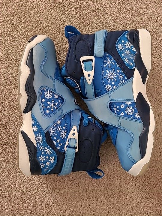 Air Jordan 8 Retro "Snowflake " Size 5.5wmns/ 4 Youth 